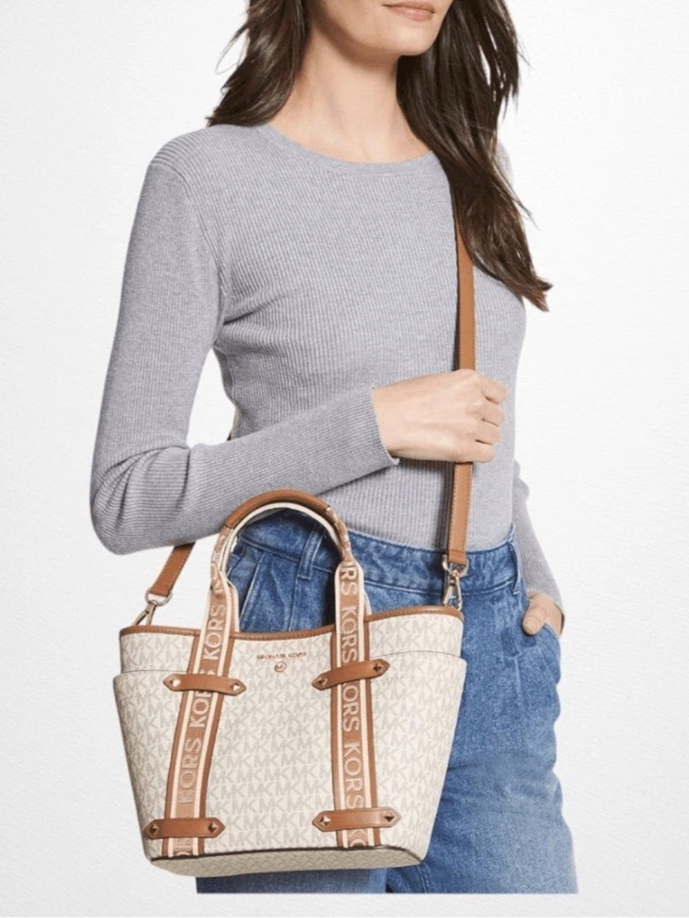👜 Michael Kors Maeve Medium Convertible Tote Bag